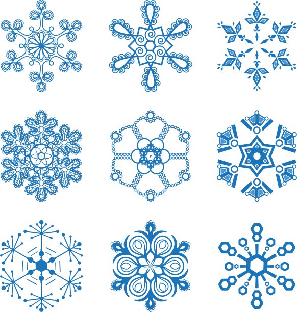 原来雪花组图片下载