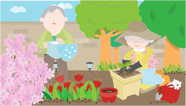 祖父母园艺图片下载