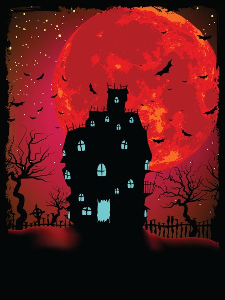 可怕的万圣节背景图片下载