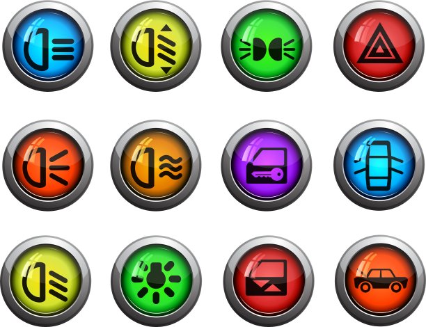 汽车界面图标集图片下载