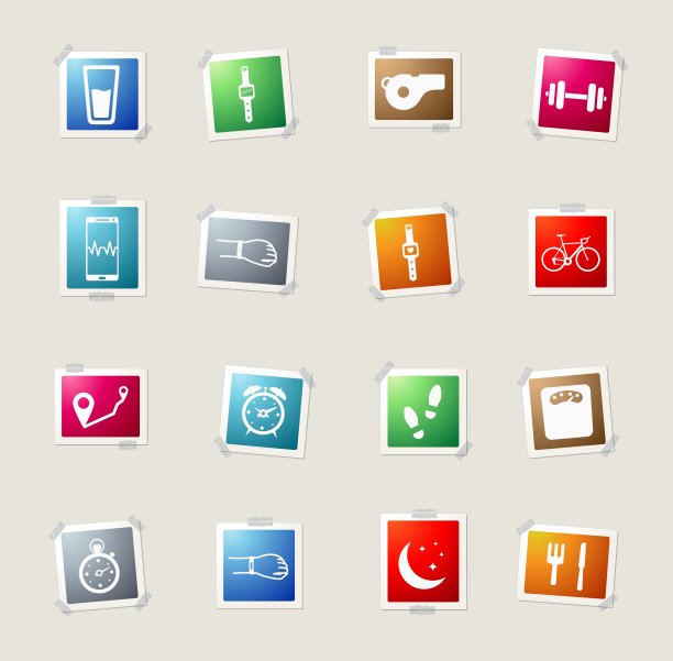 慢跑和锻炼只是图标图片下载