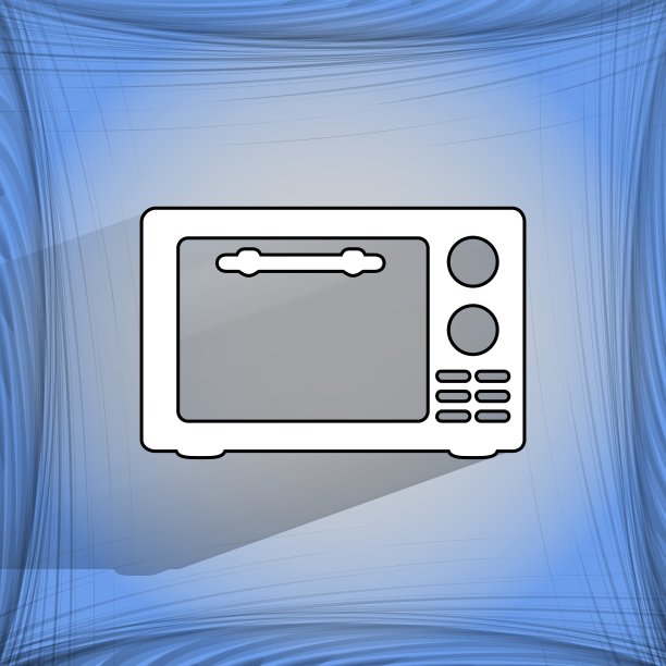 微波厨房设备平板现代网页按钮图片下载