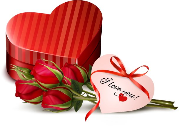 情人节背景红玫瑰图片下载