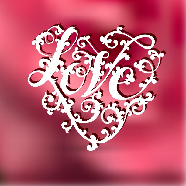 情人节老式的情书卡片图片下载