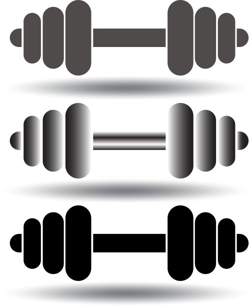 杠铃图标设置图片下载