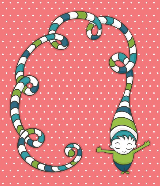 可爱的孩子卡片图片下载