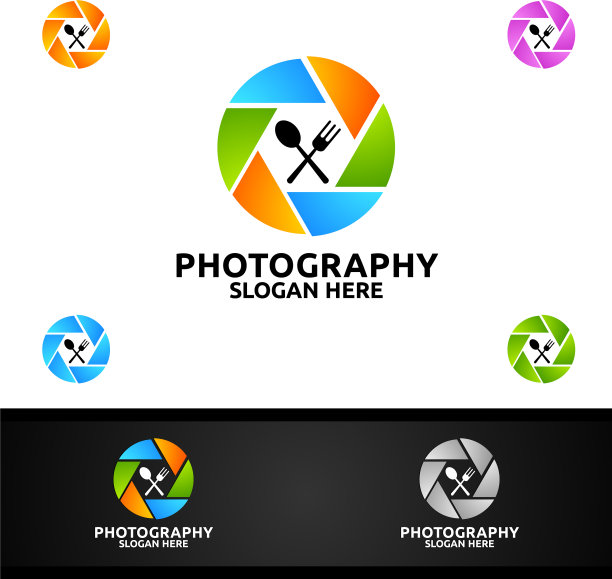 美食相机摄影标志图片下载