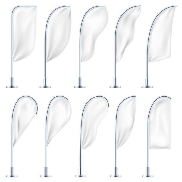 一套10个广告旗帜每股收益图片下载