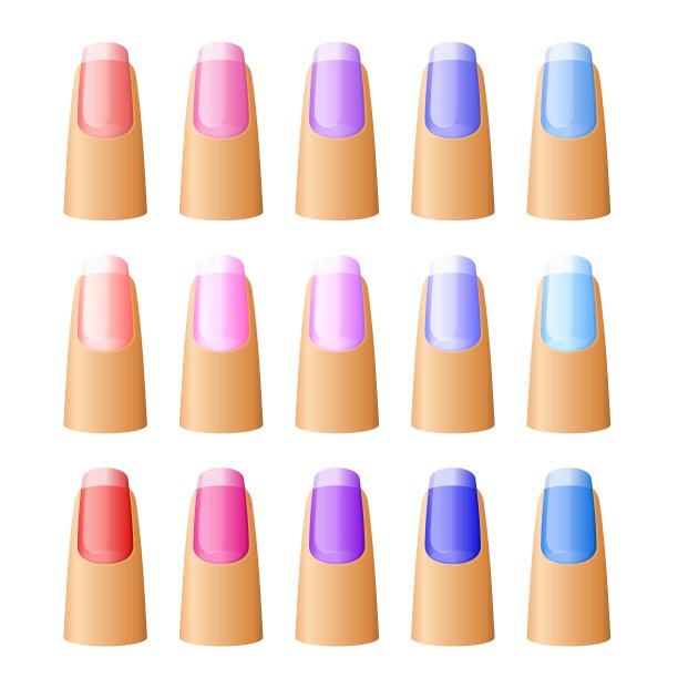 不同颜色的指甲油图片下载