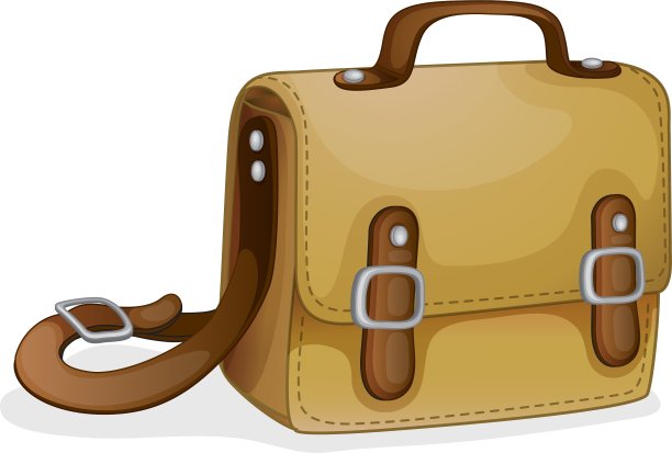 一个棕色的包图片下载