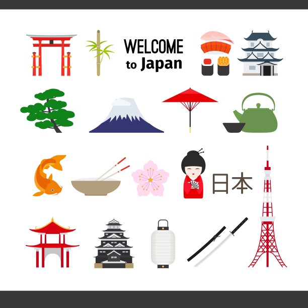日本旅游偶像套装图片下载