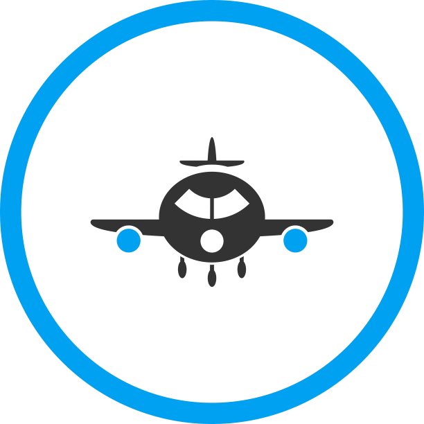 货运飞机盘旋图标图片下载