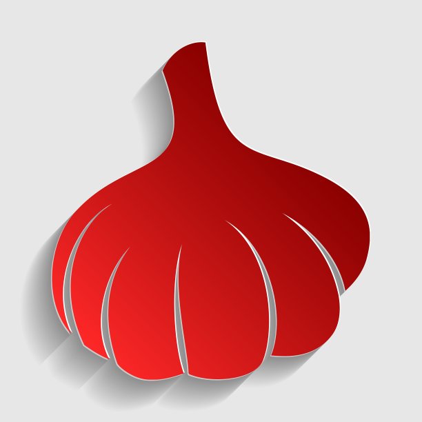 大蒜简单的标志图片下载