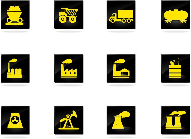 工厂和工业符号图片下载