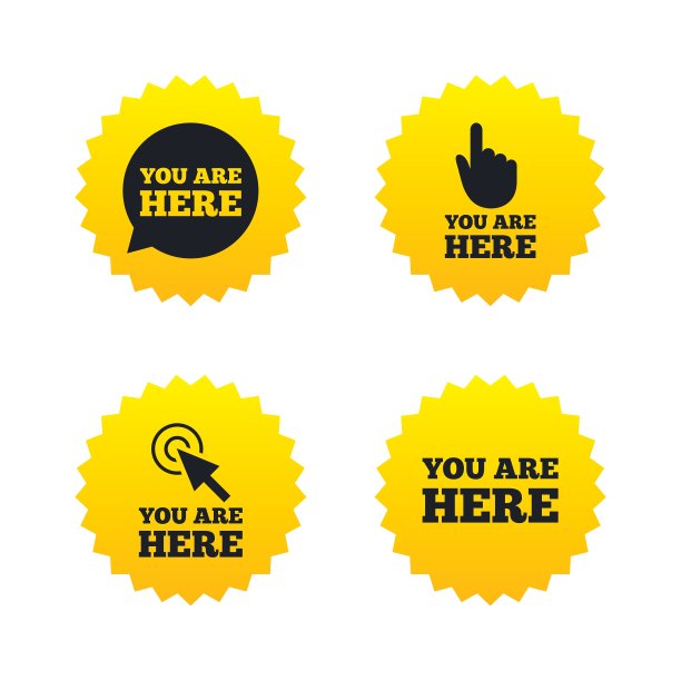 你在这里的图标信息语音气泡符号图片下载