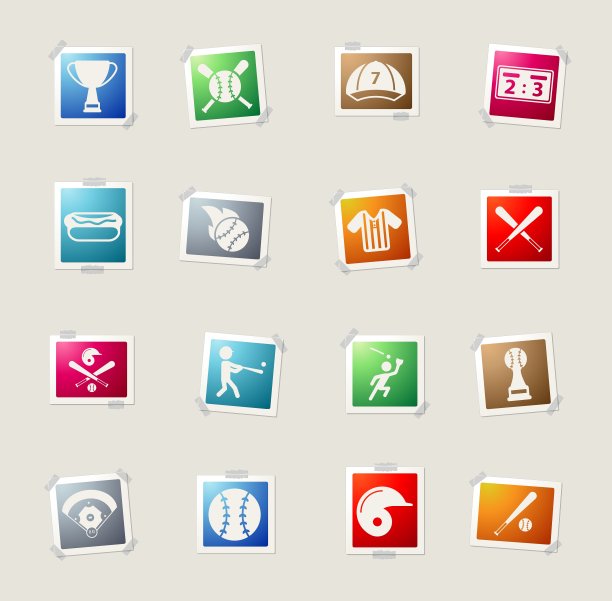 棒球简单的图标图片下载