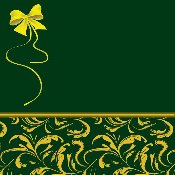 绿色包装的节日礼物图片下载