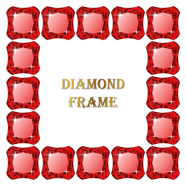 红宝石广场框架图片下载