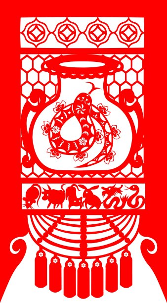 中国新年蛇素材图片