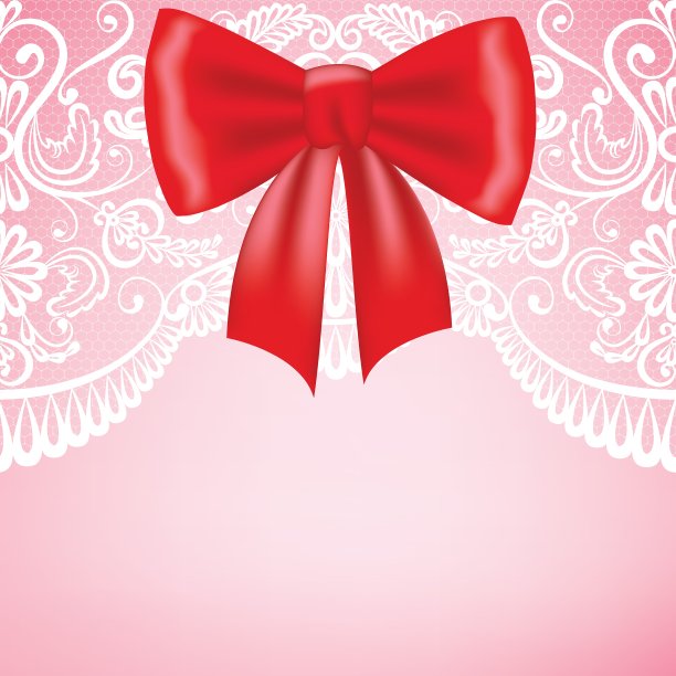 背景与花边边界粉红色的背景图片下载