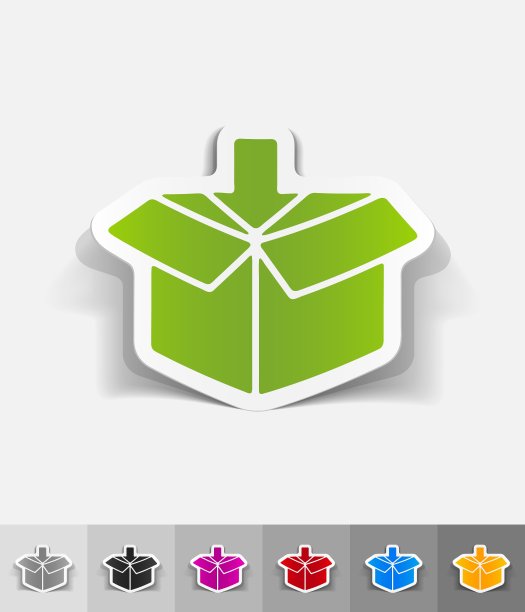 现实设计元素盒图片下载