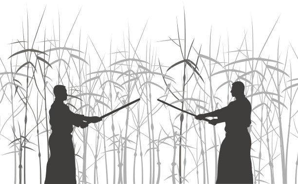 两个男人展示合气道图片下载