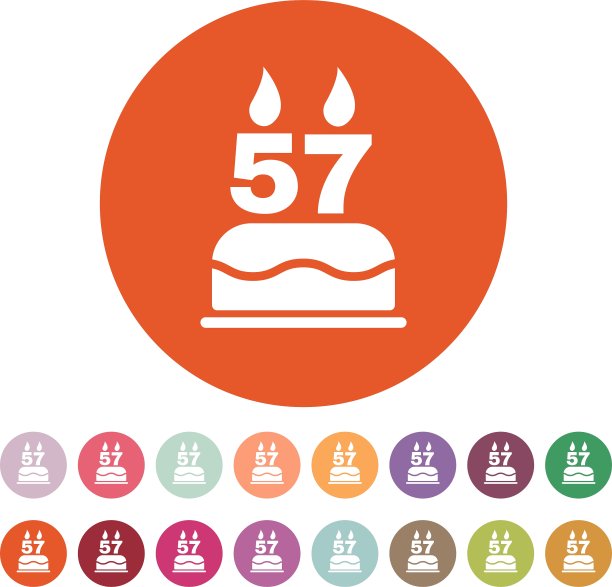 生日蛋糕以蜡烛的形式图片下载