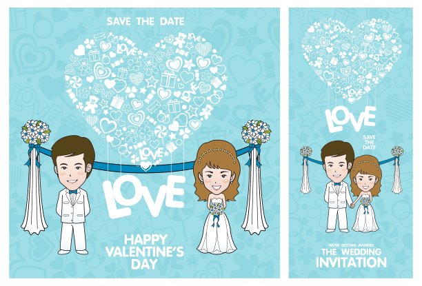 婚礼邀请卡图片下载