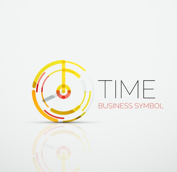 抽象的标志概念时间概念或时钟图片下载