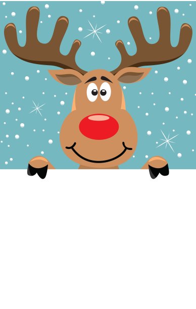 鲁道夫圣诞背景图片下载