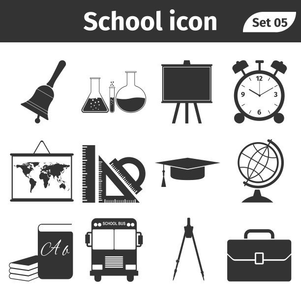 学校及教育图标图片下载