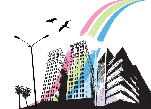 彩虹之城图片下载