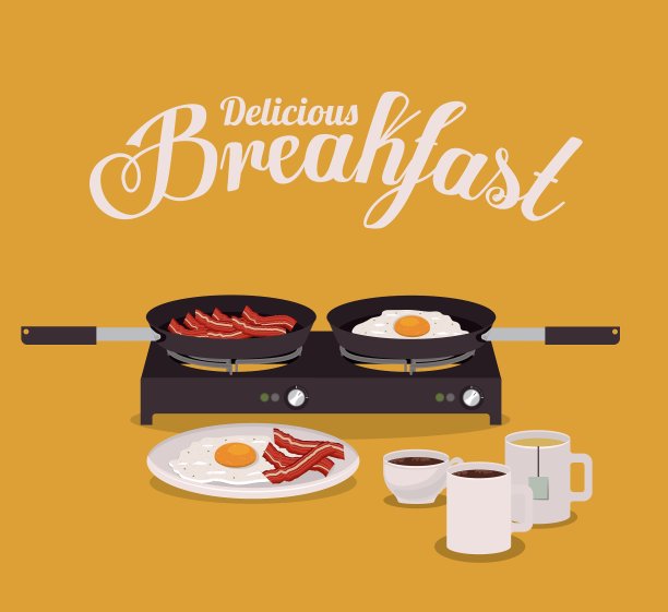早餐设计图片下载