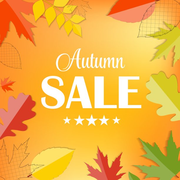 秋季销售概念图片下载
