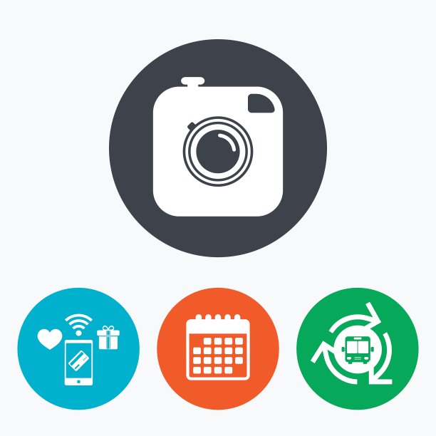 潮人照片相机标志图标复古相机图片下载