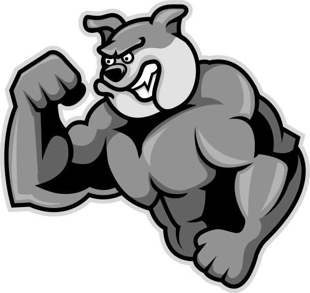 斗牛犬肌肉图片下载