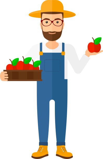 农民收集苹果图片下载