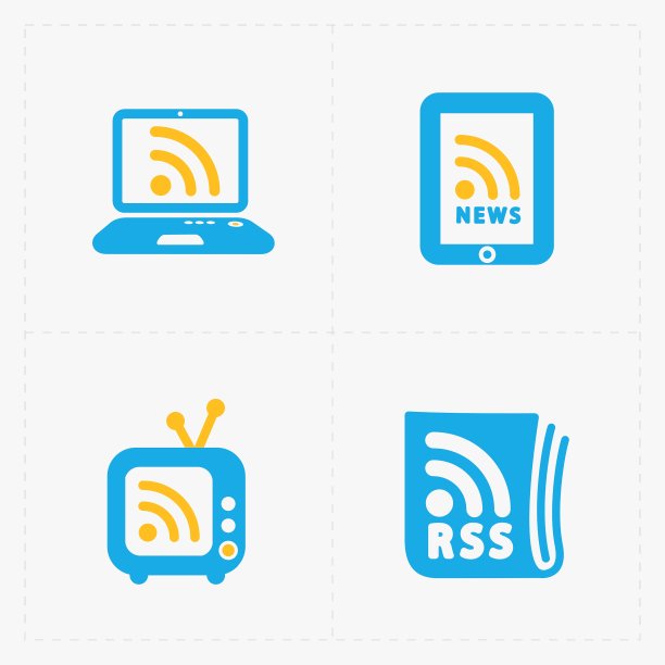 RSS标志图标RSS订阅符号图片下载
