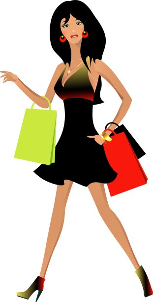 购物美女图片下载