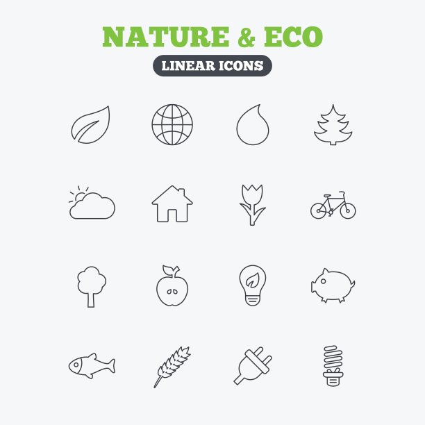 自然和生态图标树玫瑰花图片下载