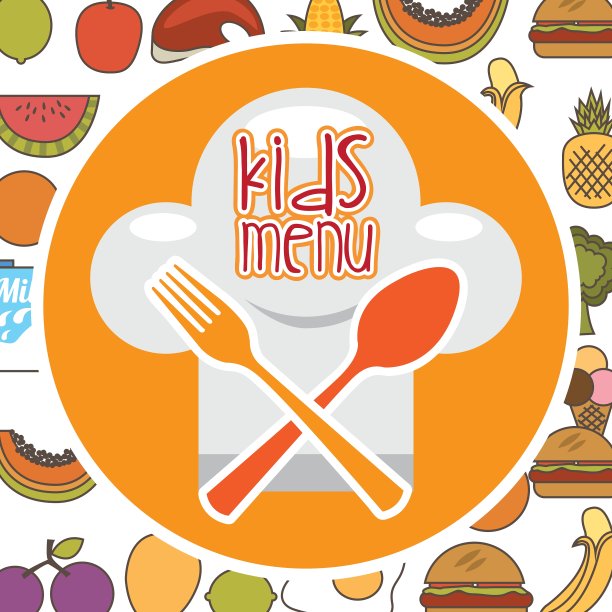 菜单和食物设计图片下载