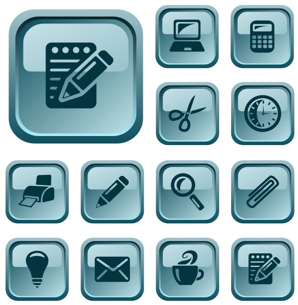 办公按钮图片下载