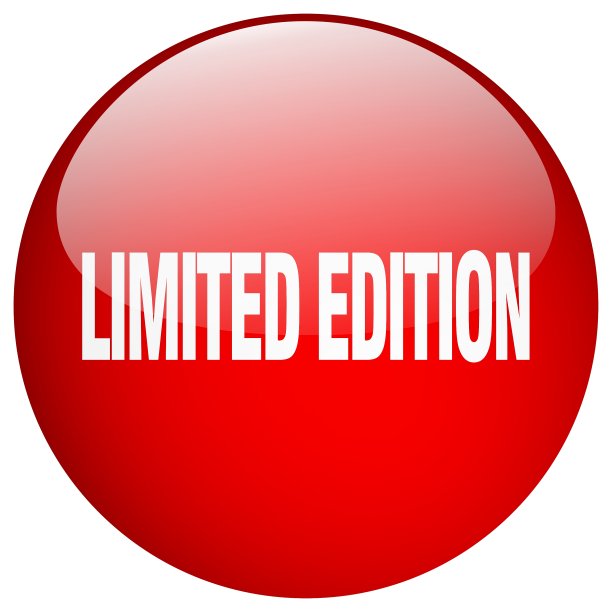 限量版红色圆形凝胶隔离按钮图片下载