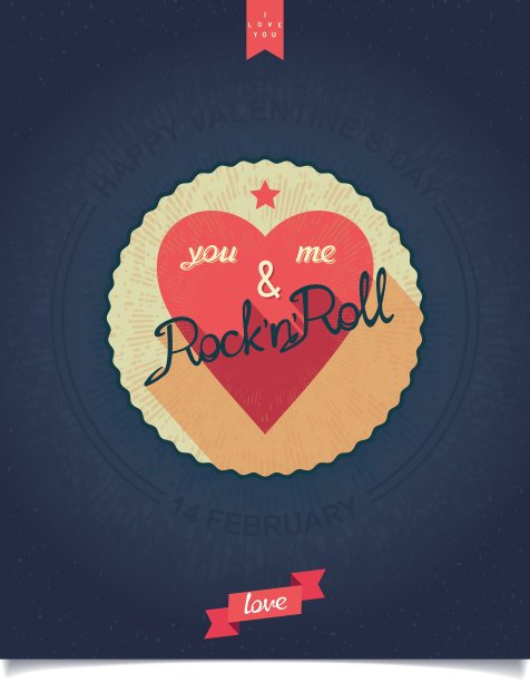 设计情人节海报图片下载