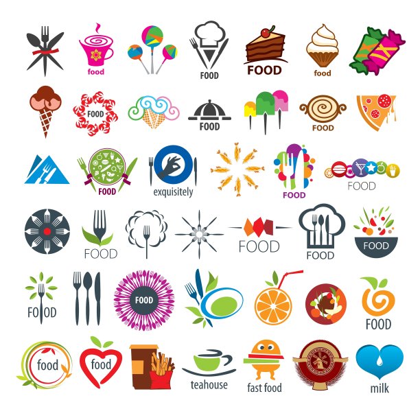 最大的标志食品集合图片下载