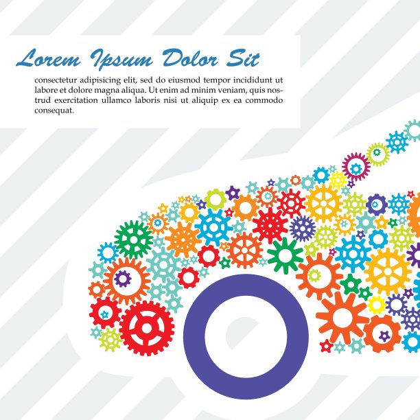 海报的汽车齿轮图片下载