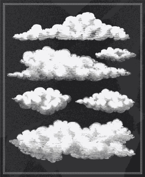 黑板古董云背景图片下载