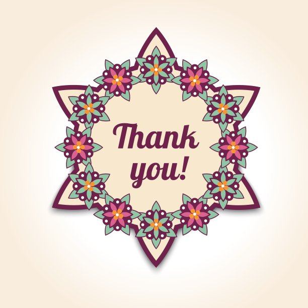 谢谢你的花卡在模板图片下载