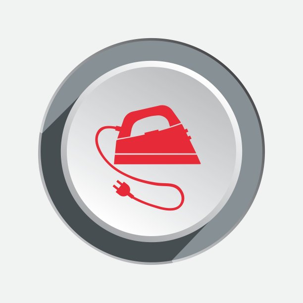 熨斗图标服装平滑电器图片下载