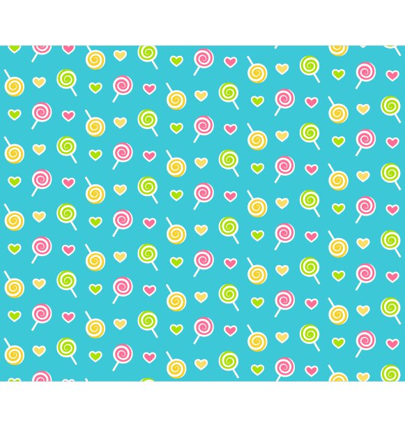 天衣无缝的明亮童趣抽象图案图片下载